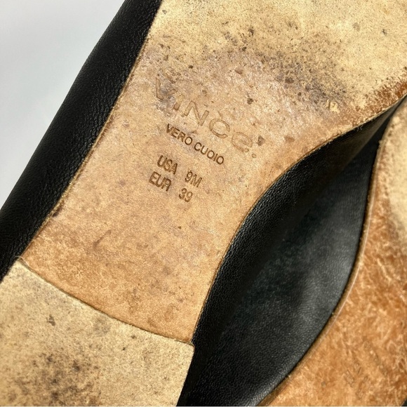 Vince Marley Loafer black leather flats size 9 - Picture 10 of 10